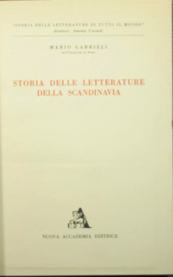 Historia de la literatura escandinava