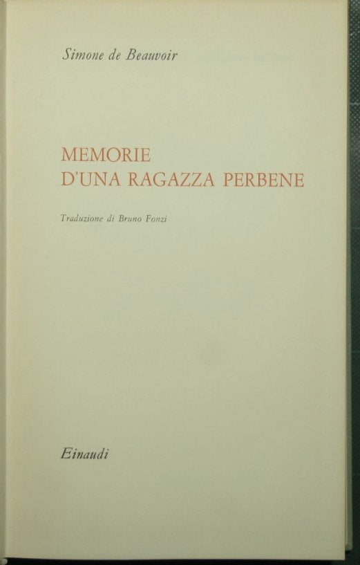 Memorie d'una ragazza perbene