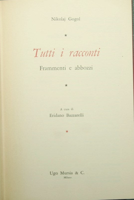 Tutti i racconti