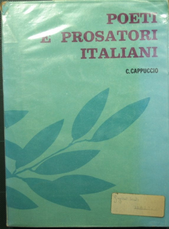 Poeti e prosatori italiani - Vol. I