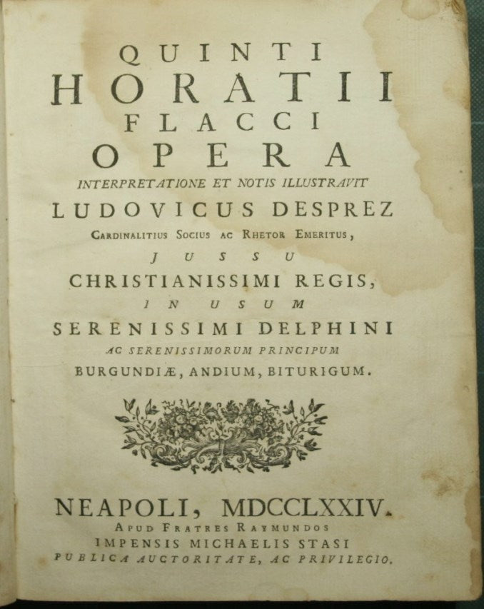 Quinti Horatii Flacci Opera