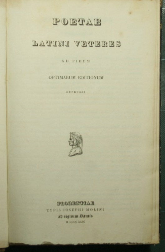Latin poets veteres ad fidem optimarum editionum expressi