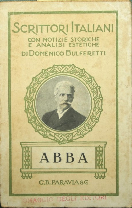 Giuseppe Cesare Abba - Versi e prose
