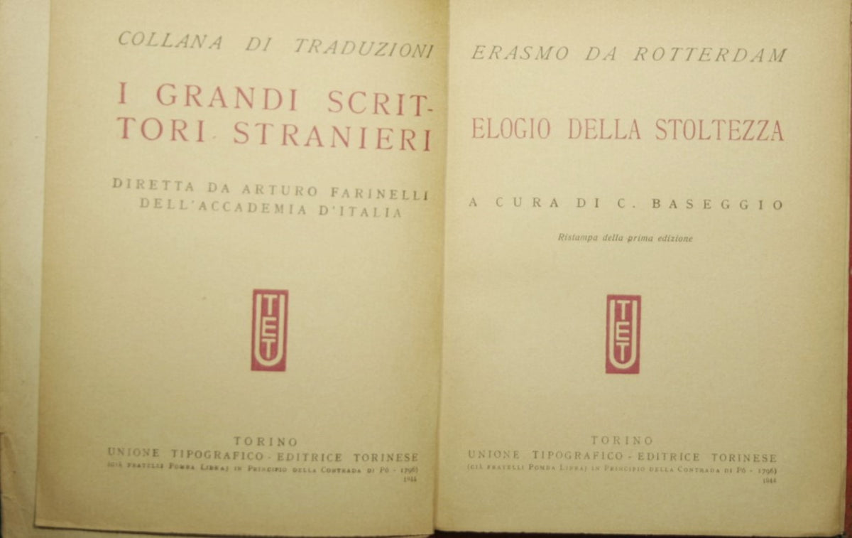 Elogio della stoltezza