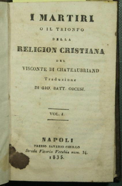 Los mártires o el triunfo de la religión cristiana