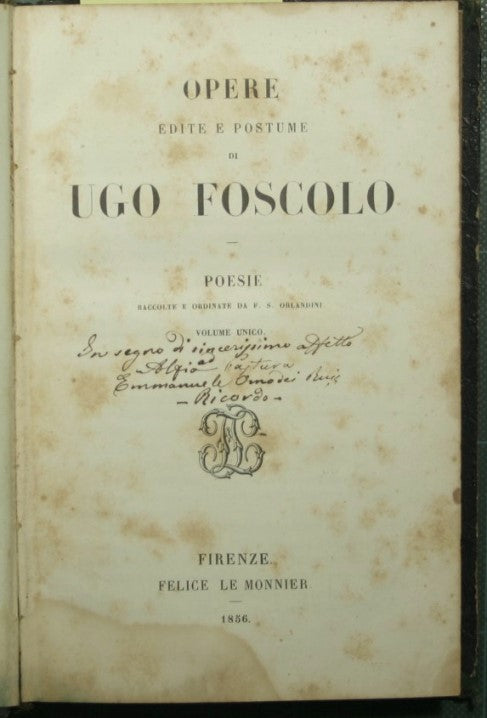 Opere edite e postume