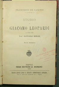Study on Giacomo Leopardi