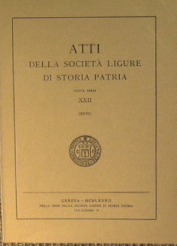 Atti della Società Ligure di Storia Patria