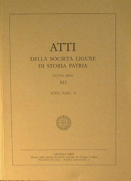 Atti della Società Ligure di Storia Patria