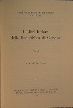 I Libri Iurium della Repubblica di Genova