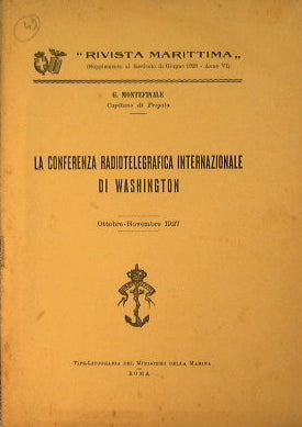 La conferneza radiotelegrafica internazionale di Washington
