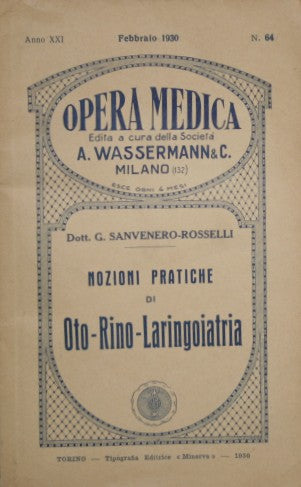 Practical notions of oto - rhino - laryngology