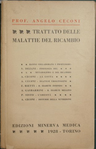 Trattato delle malattie del ricambio