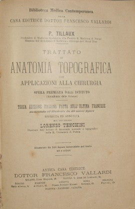 Treatise on topographic anatomy