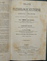 Traité de pathologie externe et de médecine opératoire. Vol. V