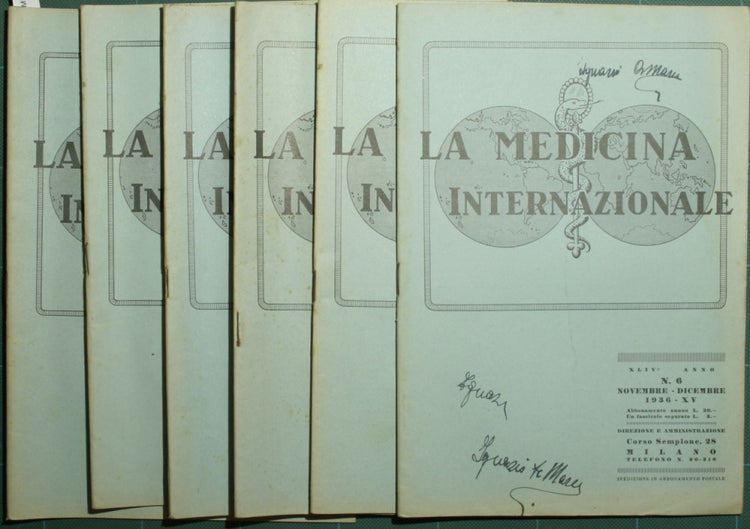 La medicina internazionale. 1936