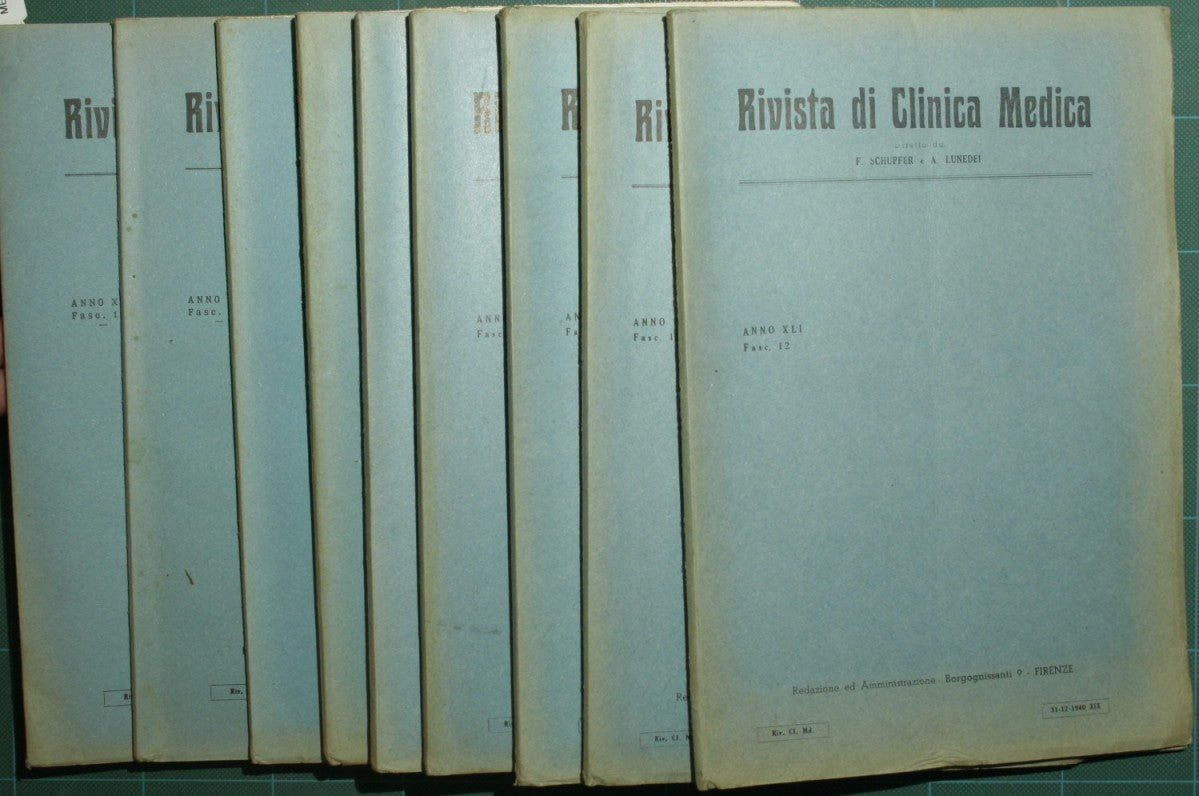 Rivista di clinica medica. 1940