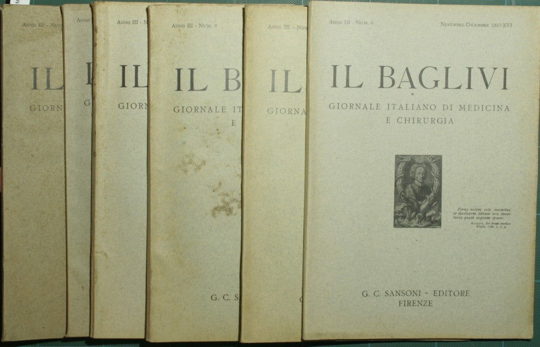 Il Baglivi. 1937
