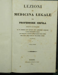Lecciones de medicina forense del profesor Orfila