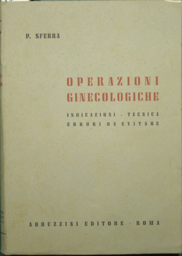 Gynecological operations