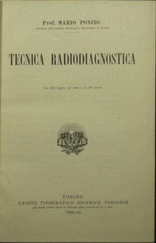 Radiodiagnostic technique