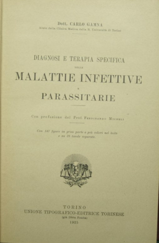 Diagnosis and specific therapy of infectious and parasitic diseases