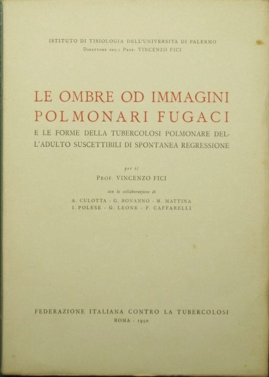 Le ombre od immagini polmonari fugaci