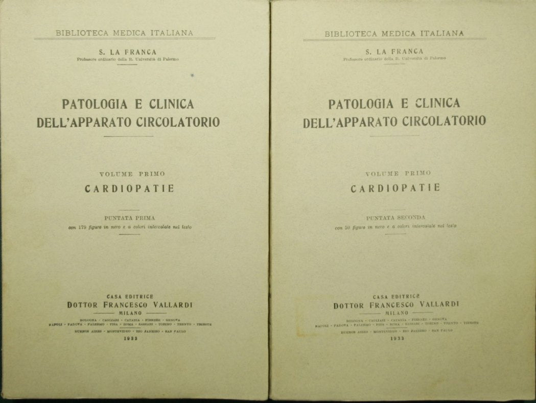 Patología y clínica del sistema circulatorio. Vol. primero