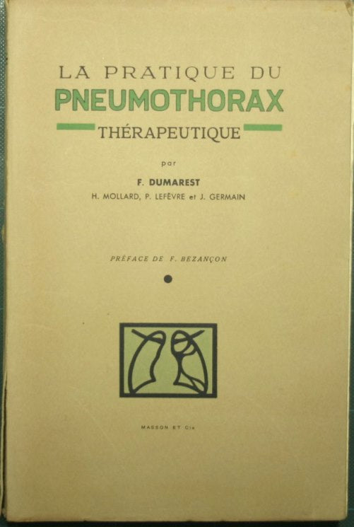 Práctica terapéutica del neumotórax.