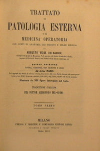 Trattato di patologia Esterna e di Medicina Operatoria