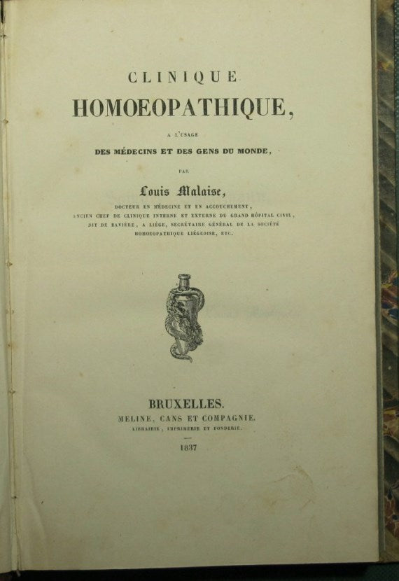 Clinique homoeopathique a l'usage des medecins et des gens du monde