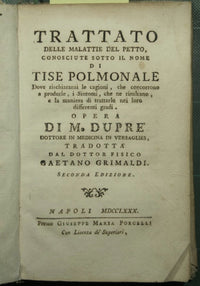 Treatise on diseases of the chest, known under the name of pulmonary phthisis