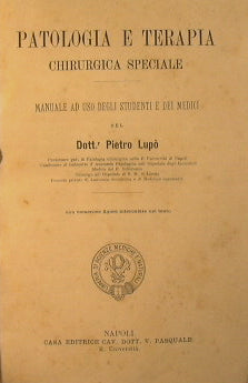 Patología y terapia quirúrgica especial.