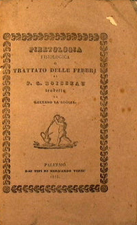 Physiological pyrethology or treatise on fevers