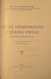Atlante fotomicrografico di Istologia speciale.(Anatomia microscopica)