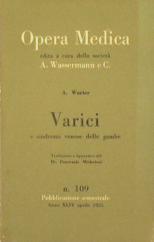 Venas varicosas y síndromes venosos de las piernas.