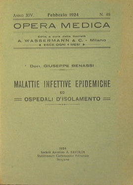Malattie ifettive epidermiche ed ospedali d'isolamento