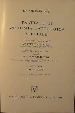 Trattato di anatomia patologica speciale