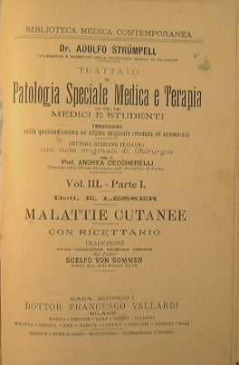 Treatise on Special Medical Pathology and Therapy for use by doctors and students