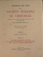 Archivio ed atti della Società Italiana di Chirurgia