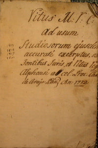 Manoscritto giuridico