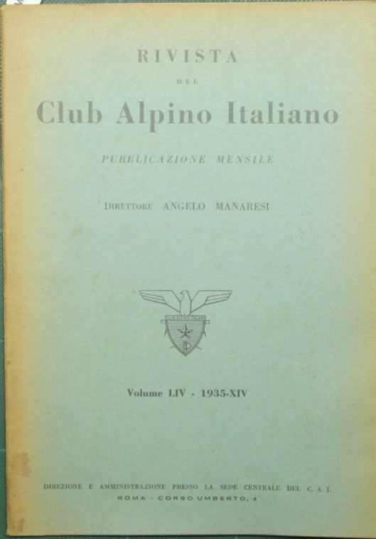 Rivista del Club Alpino Italiano. N. 54 - 1935