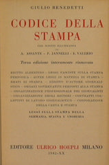 Codice della stampa con scritti illustrativi di A. Assante - P. Jannelli - E. Valerio