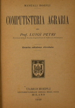 Computisteria agraria