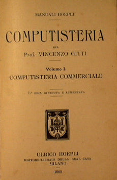 Computisteria I. Computisteria commerciale