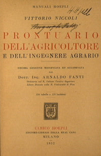 Farmer's and agricultural engineer's handbook