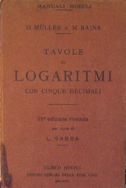 Tavole di logaritmi con cinque decimali