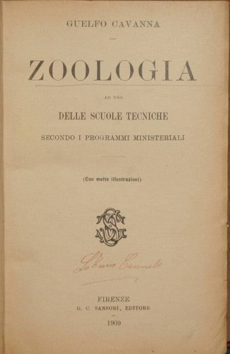 Zoologia; Botanica