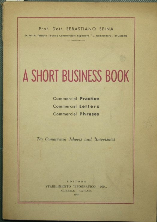 A short business book