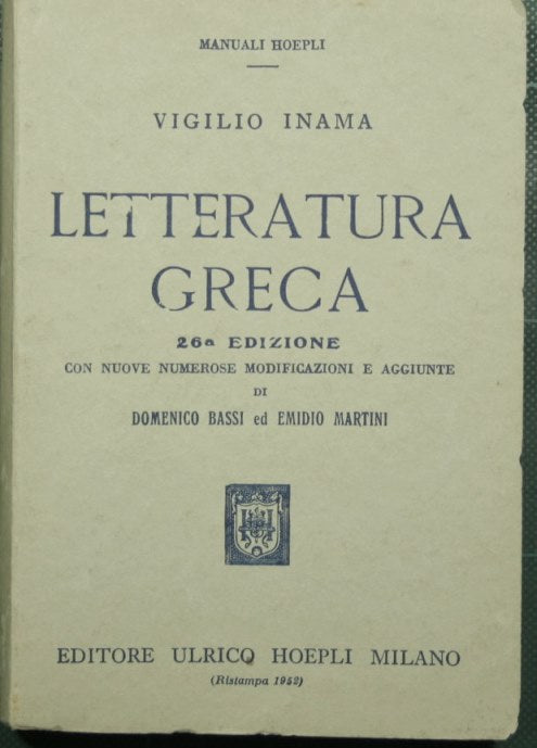Letteratura greca